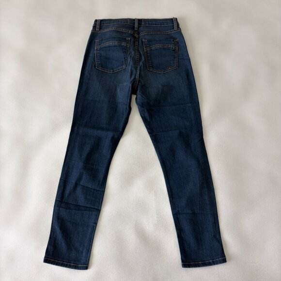 Free People Jean Womens 29 Blue Hi-Rise Slim Fit Stretch Denim Medium Wash USA - Picture 4 of 11